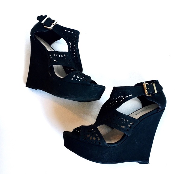 Call it spring womens black wedges in size 7.5 - Picture 2 of 12